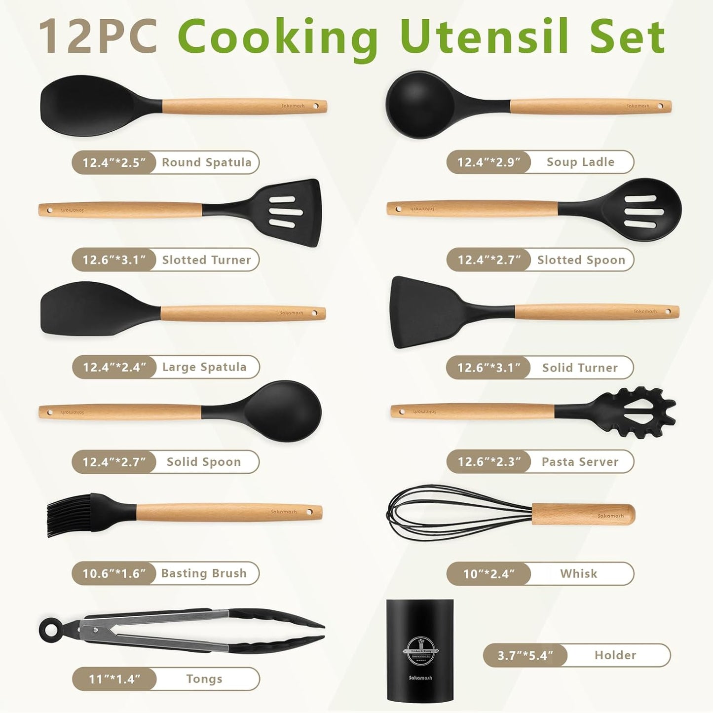 12Pcs Cooking Utensils Set