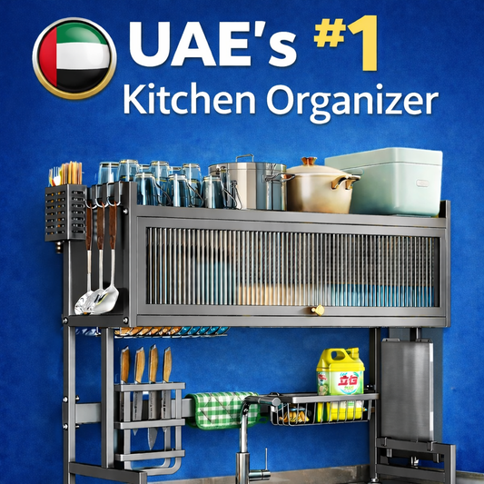 LUXORMOVE KITCHEN DISHES RACK - TRANSPARENT CABINET